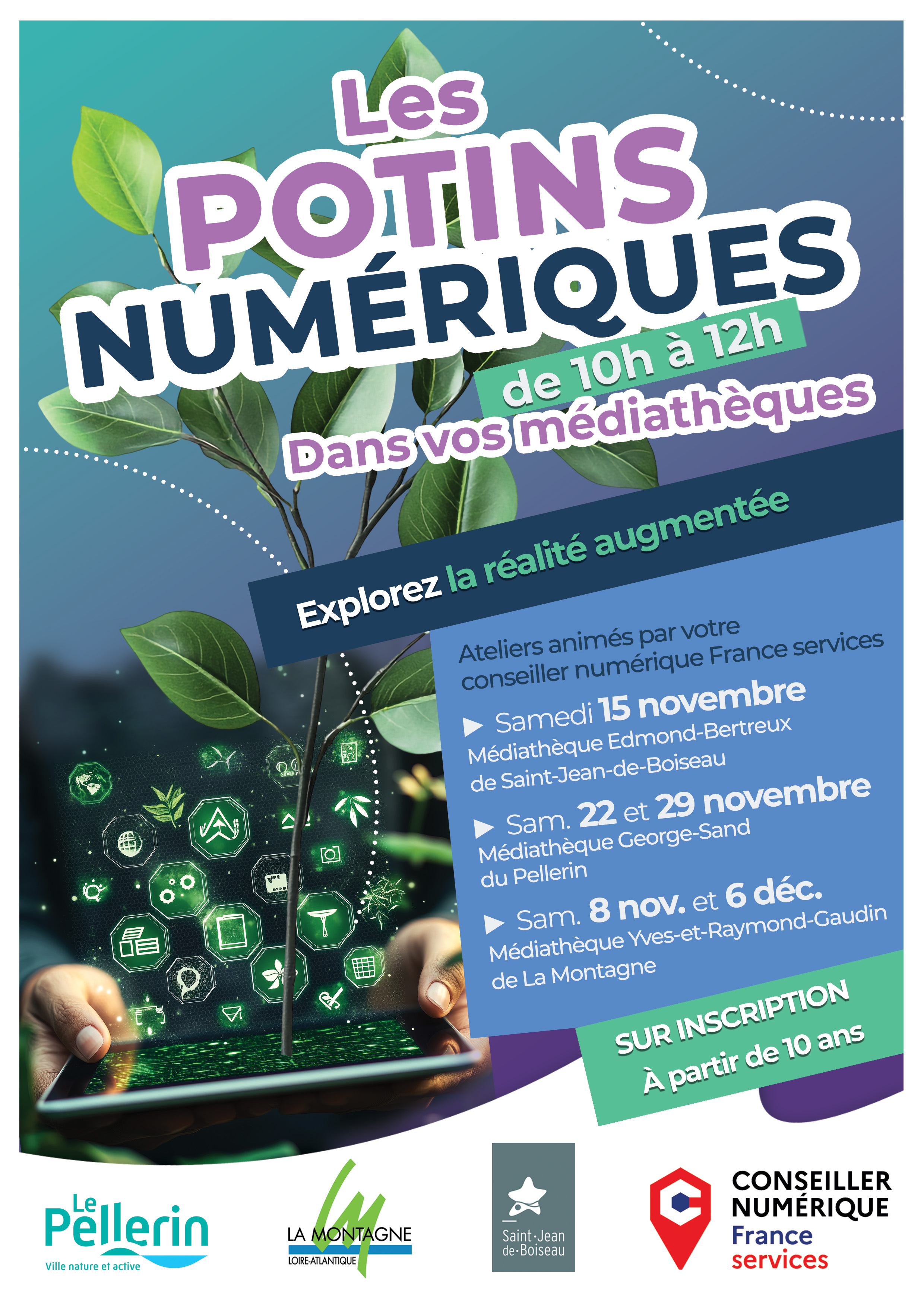 Couverture de Potins numériques : Réalité Augmentée